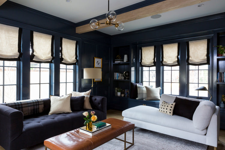 Relaxed Roman Shades