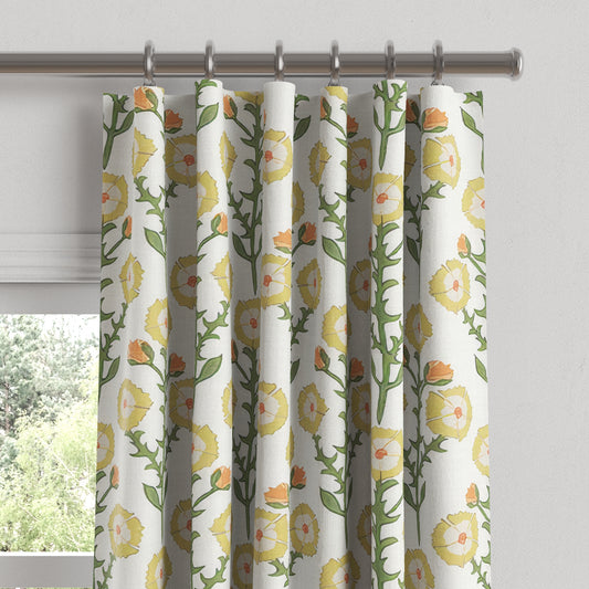 Convertible Drapery in Cottage Flowers - Sunbeam