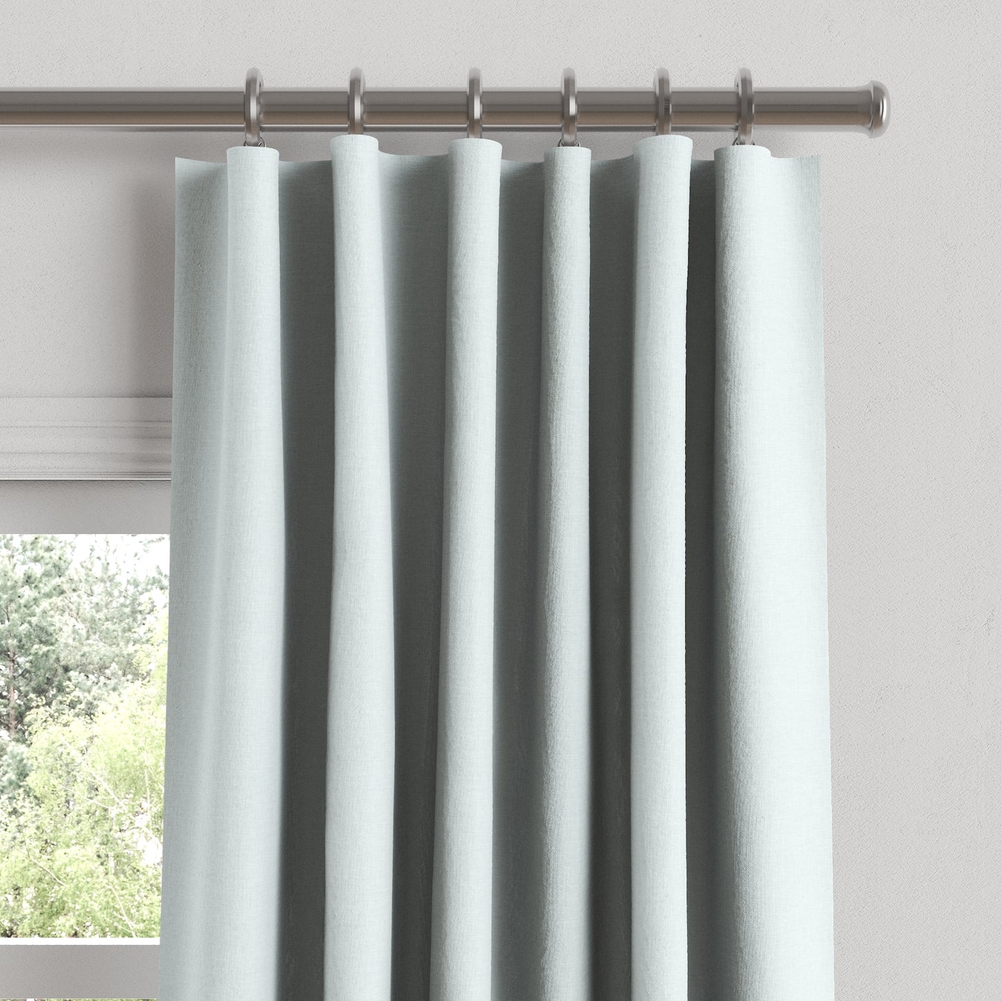 Convertible Drapery in Lush Linen - Ice