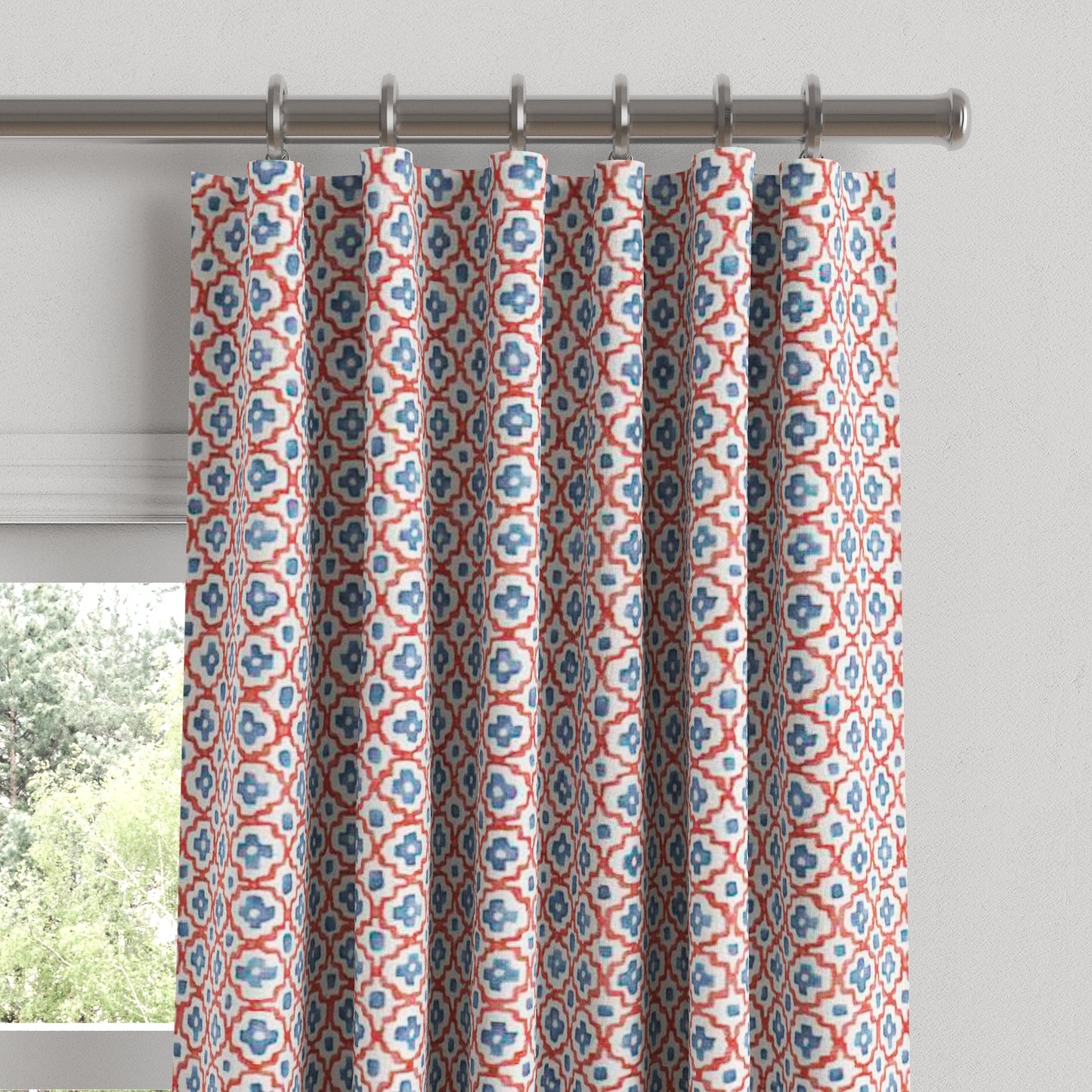 Convertible Drapery in Positive Print - Americana