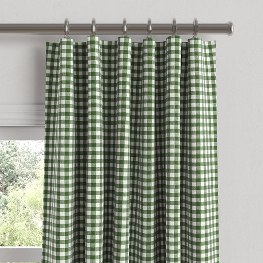 Convertible Drapery in Gingham - Fir