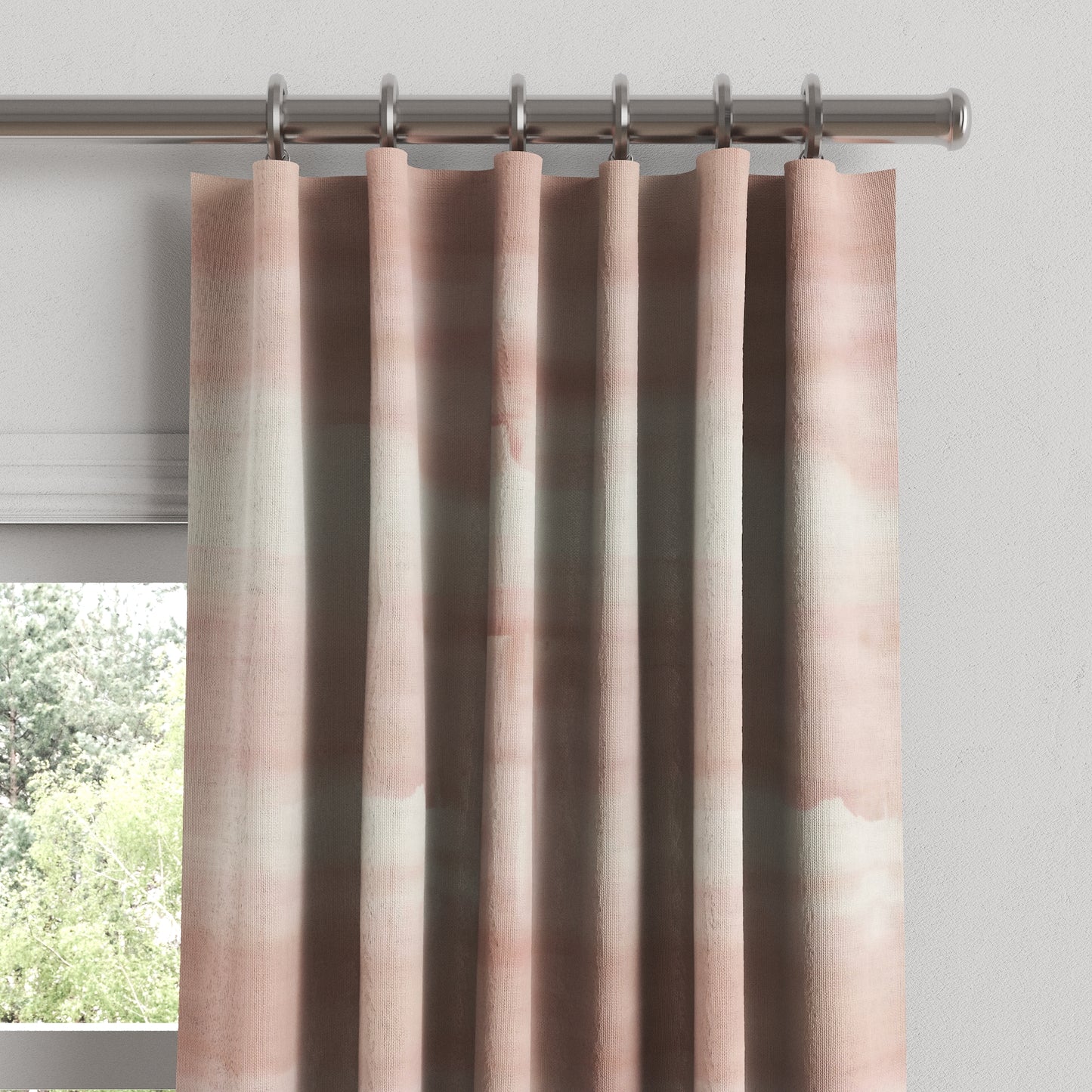 Convertible Drapery in Up In The Sky - Blush