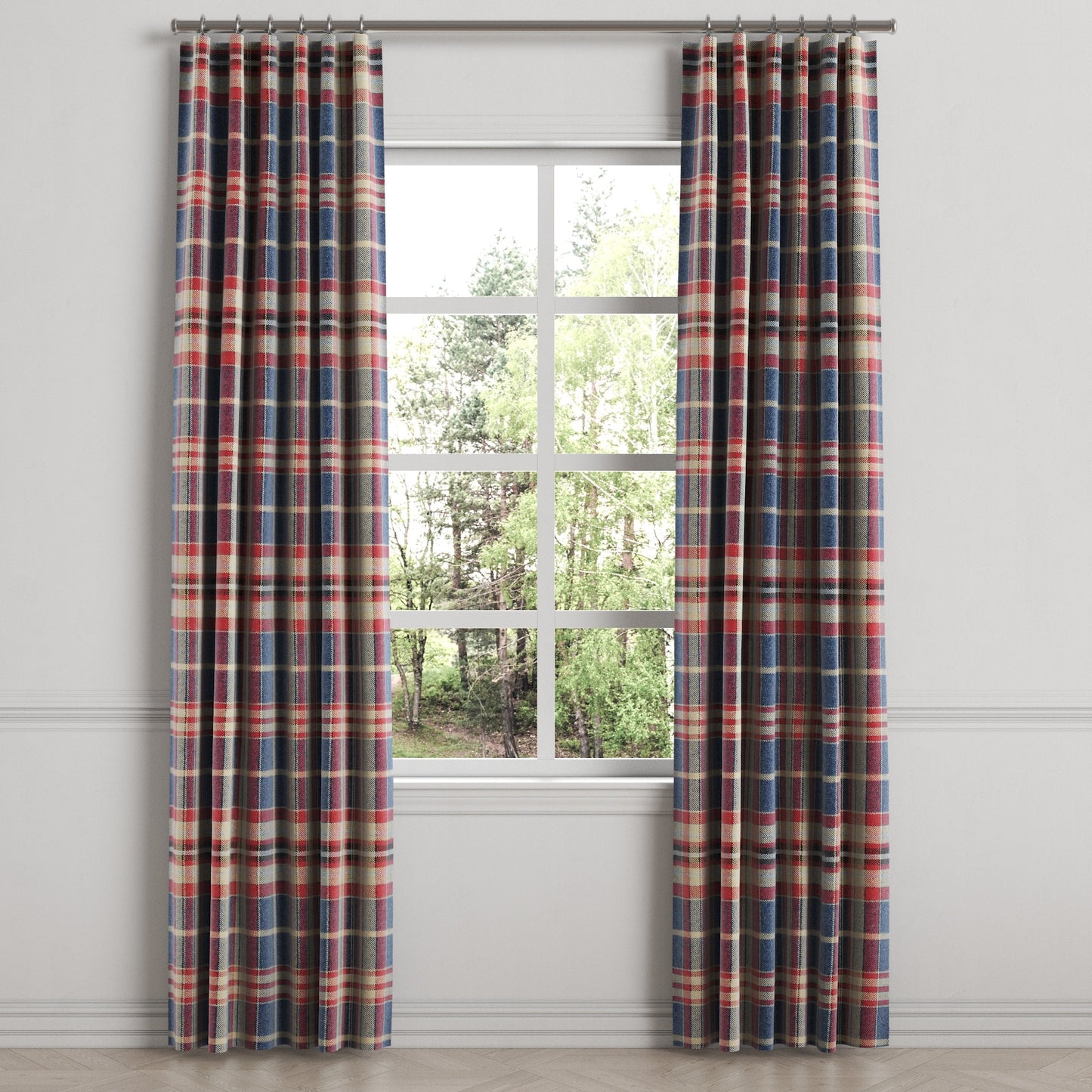 Convertible Drapery in Tartan - Flannel