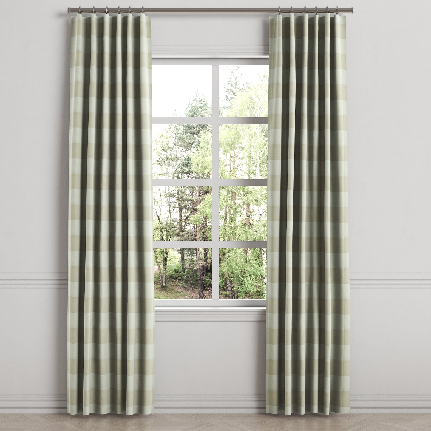 Convertible Drapery in Foxy Plaid - Dune