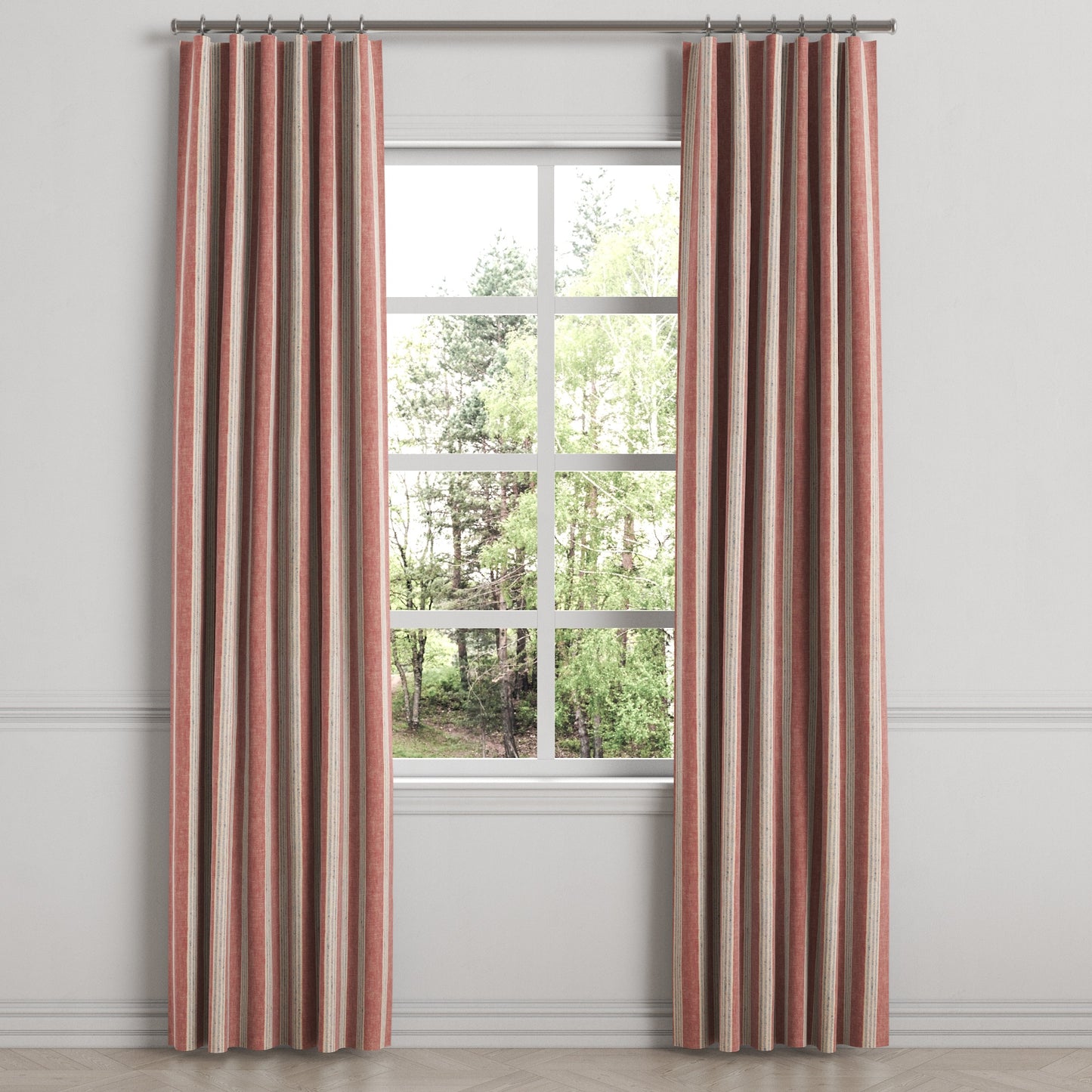 Convertible Drapery in Nautical Stripes - Buoy