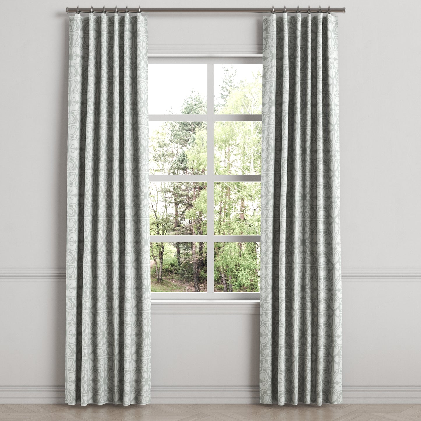 Convertible Drapery in Palazzo - Gray