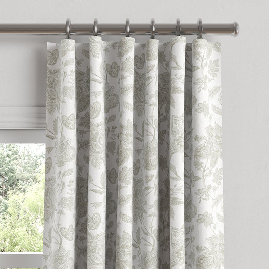 Convertible Drapery in Toile - Rich Cream
