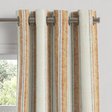 Grommet Drapery in French Laundry Stripe - Apricot
