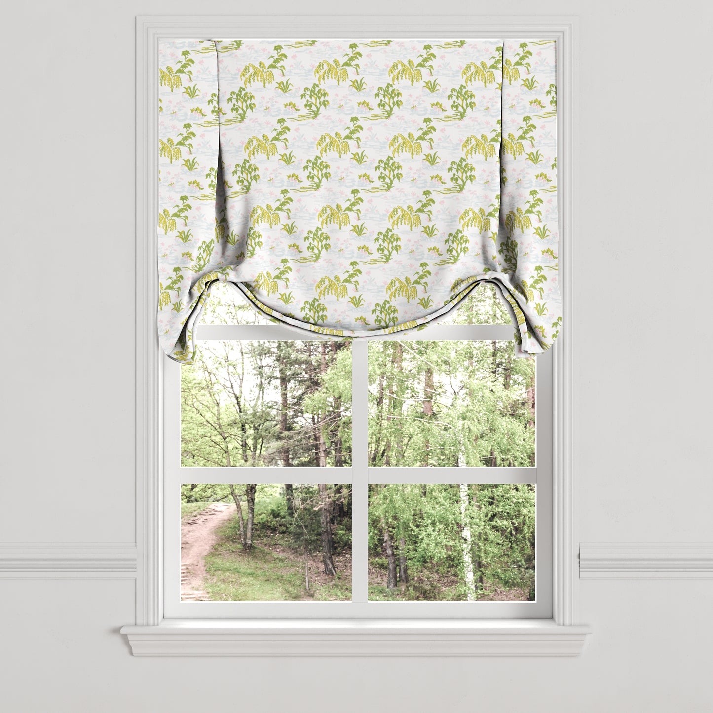 Tulip Roman Shade in Meadow - Willow
