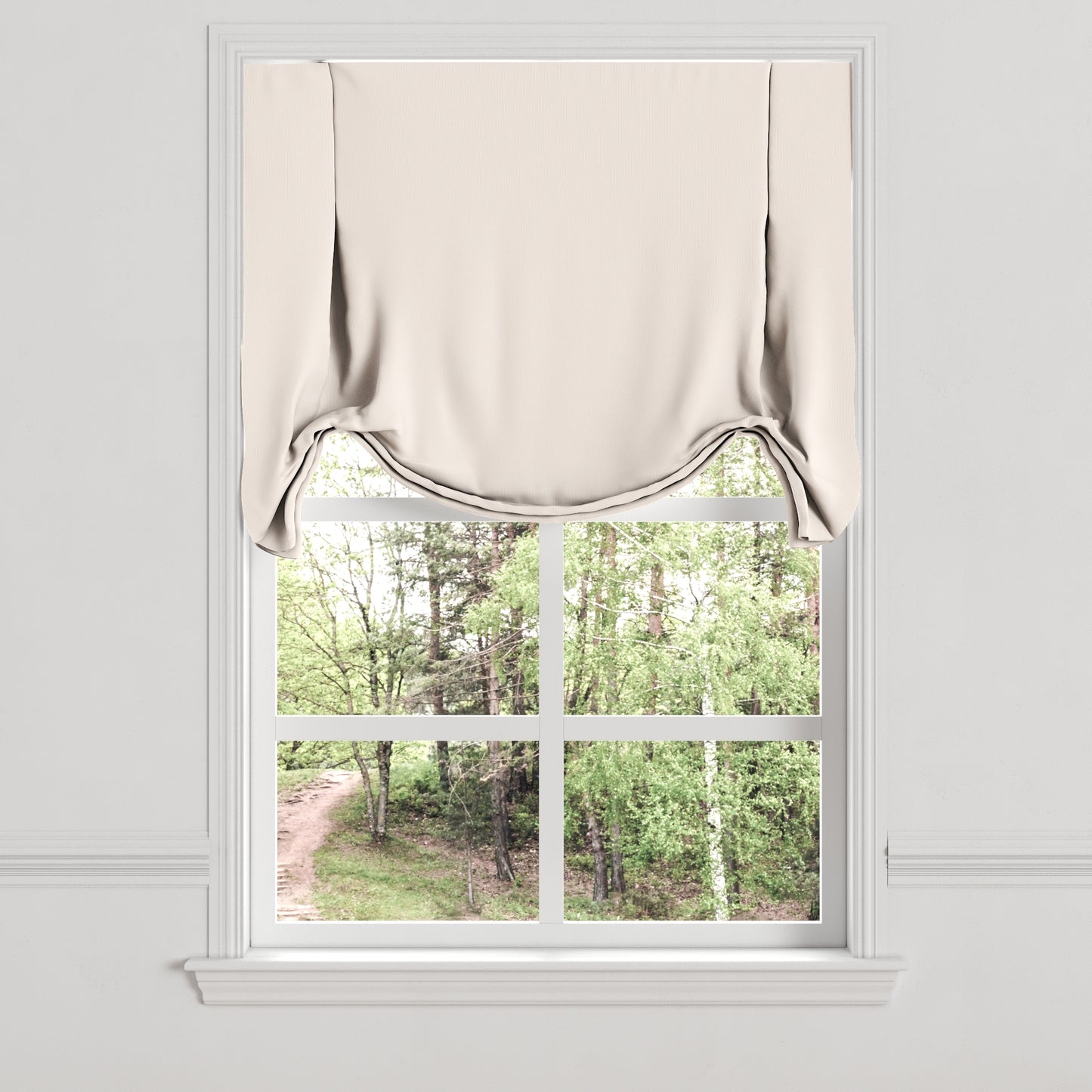 Tulip Roman Shade in Baldwin - Ballet Slipper
