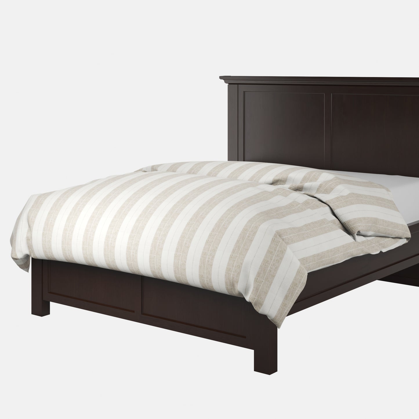 Duvet Cover in French Laundry Stripe - Champagne