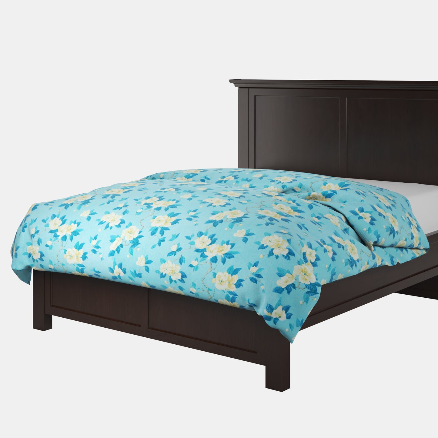 Duvet Cover in Grandma's Floral - Pale Blue