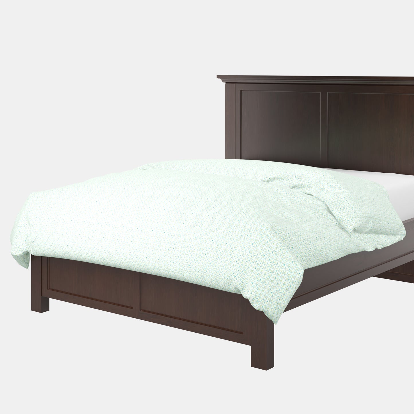Duvet Cover in Positive Print - Emerald