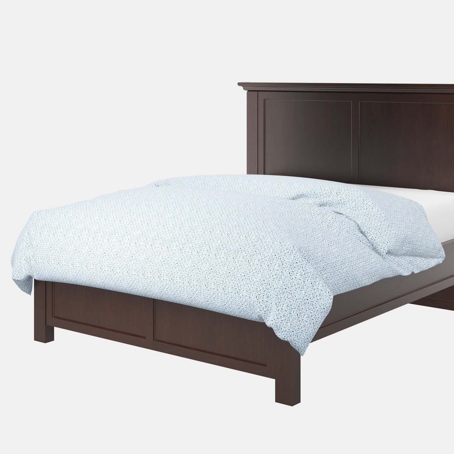 Duvet Cover in Positive Print - Azure