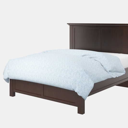 Duvet Cover in Positive Print - Azure