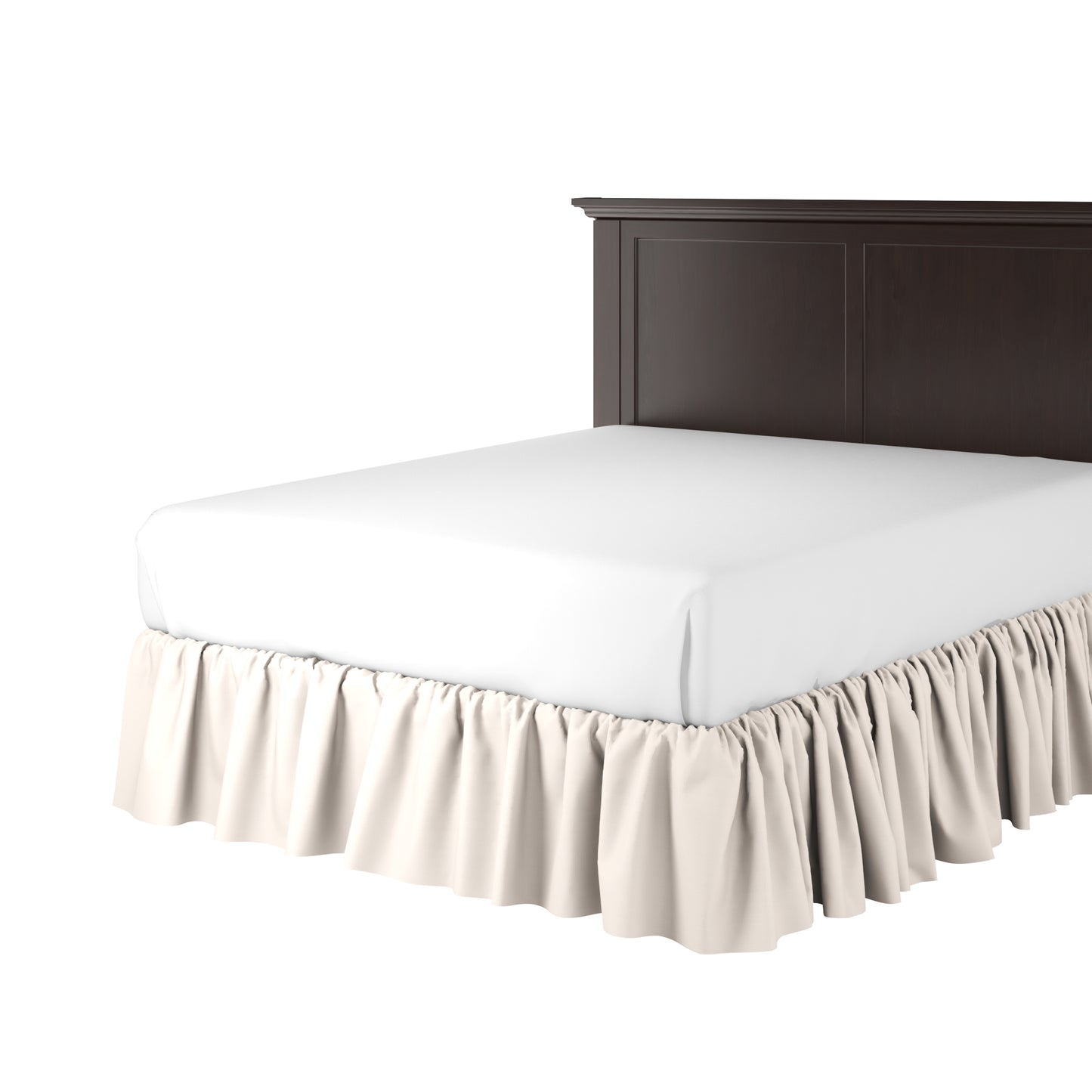 Ruffle Bedskirt in Baldwin - Ballet Slipper
