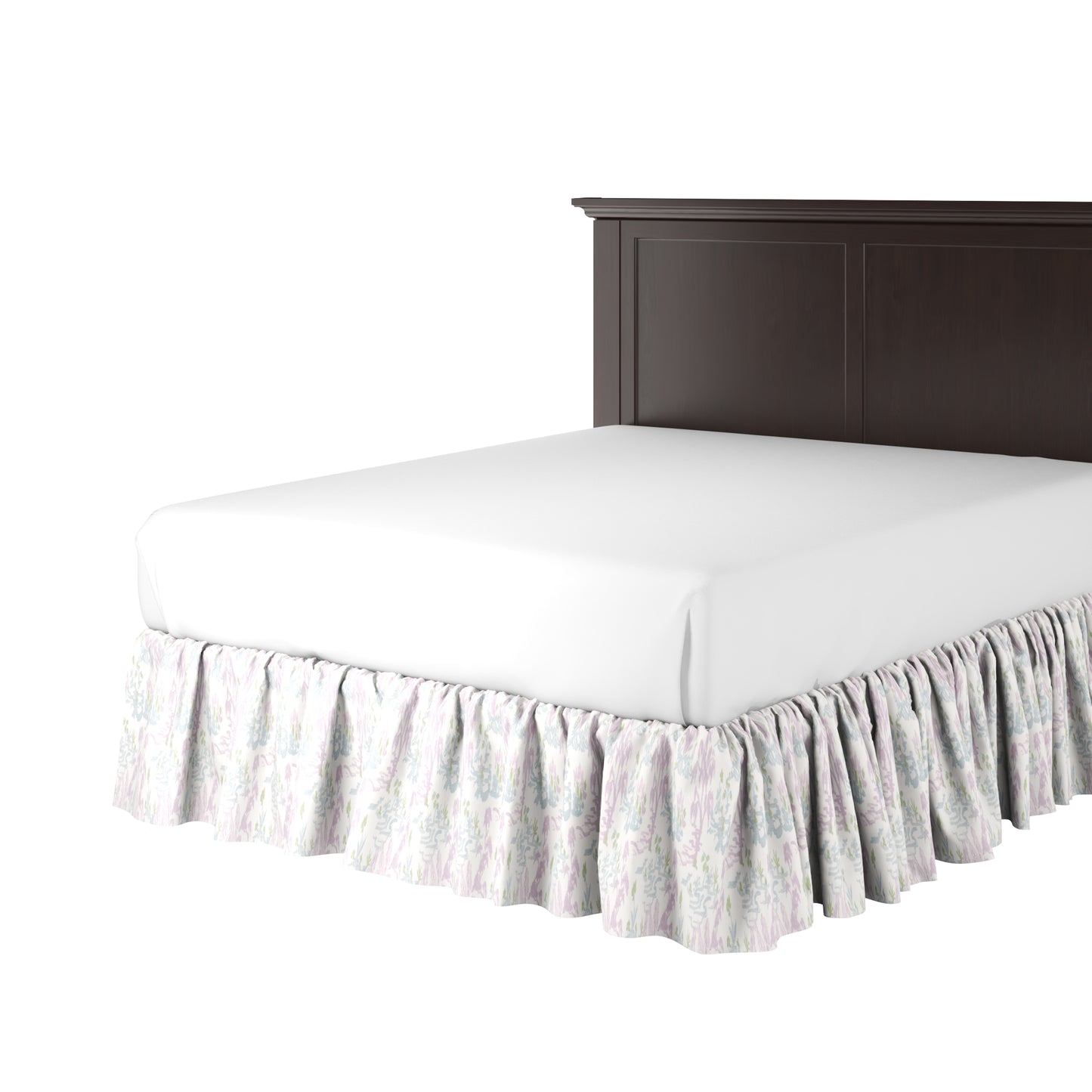 Ruffle Bedskirt in Meadow - Lavender