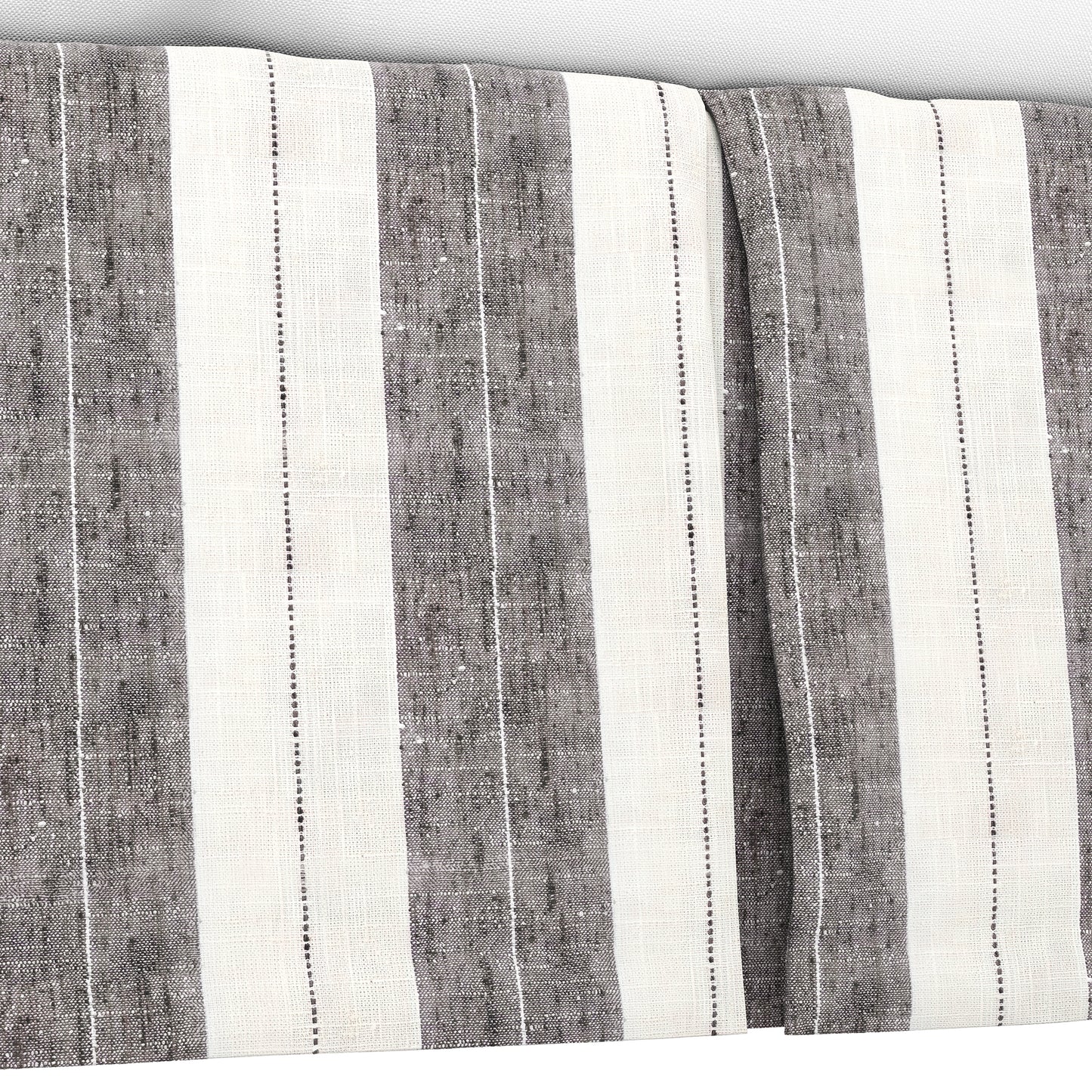 Tailored Bedskirt in French Laundry Stripe - Midnights