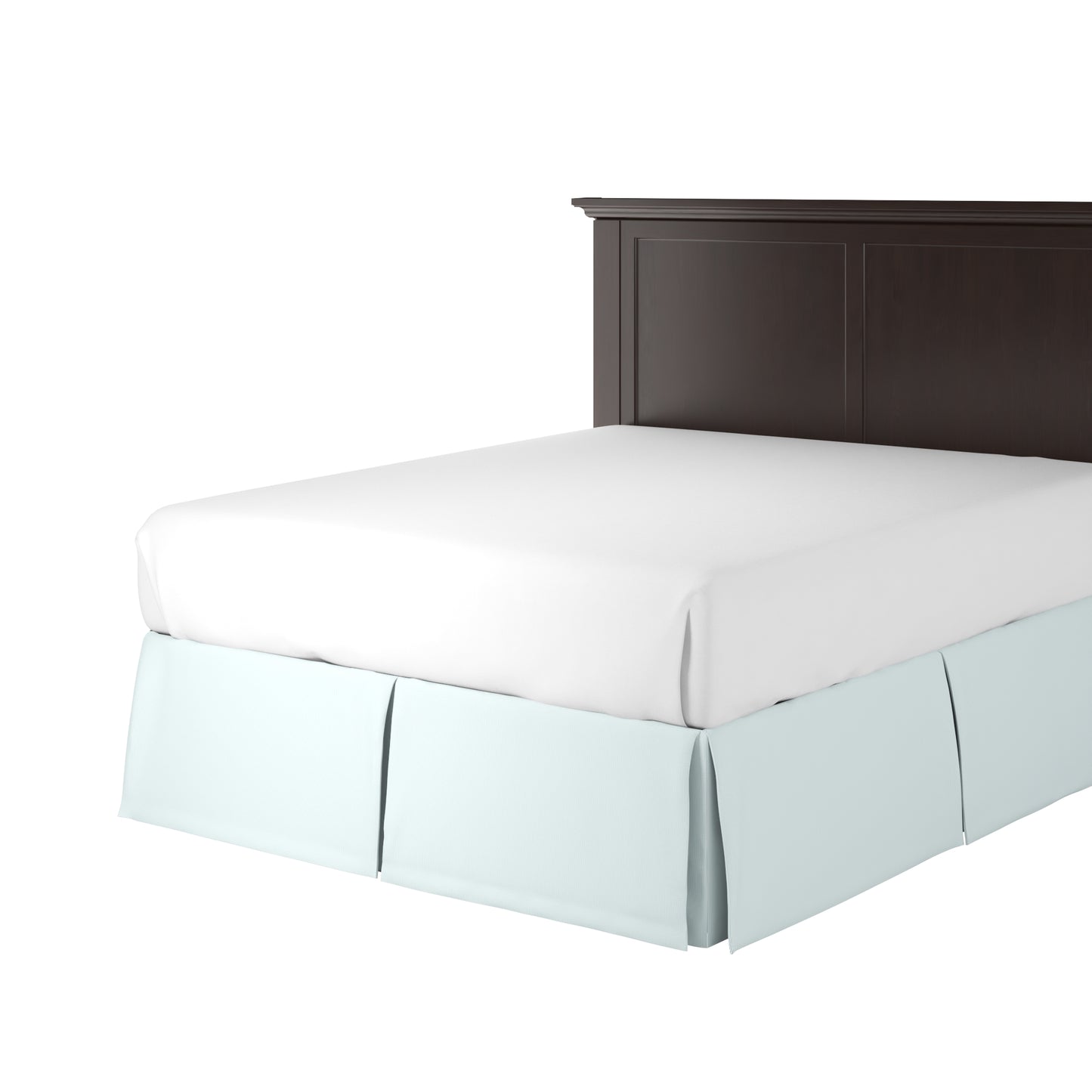 Tailored Bedskirt in Baldwin - Baby Blue