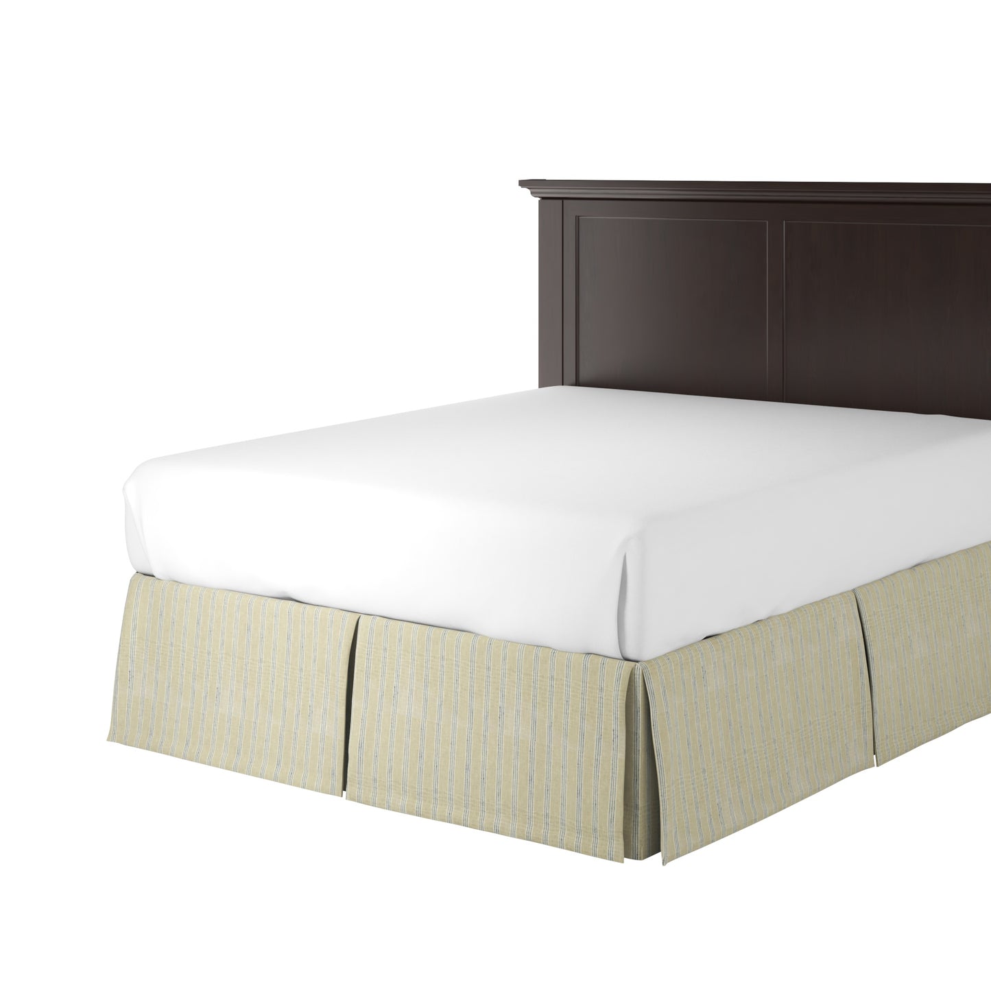 Tailored Bedskirt in Nautical Stripes - Shoreline