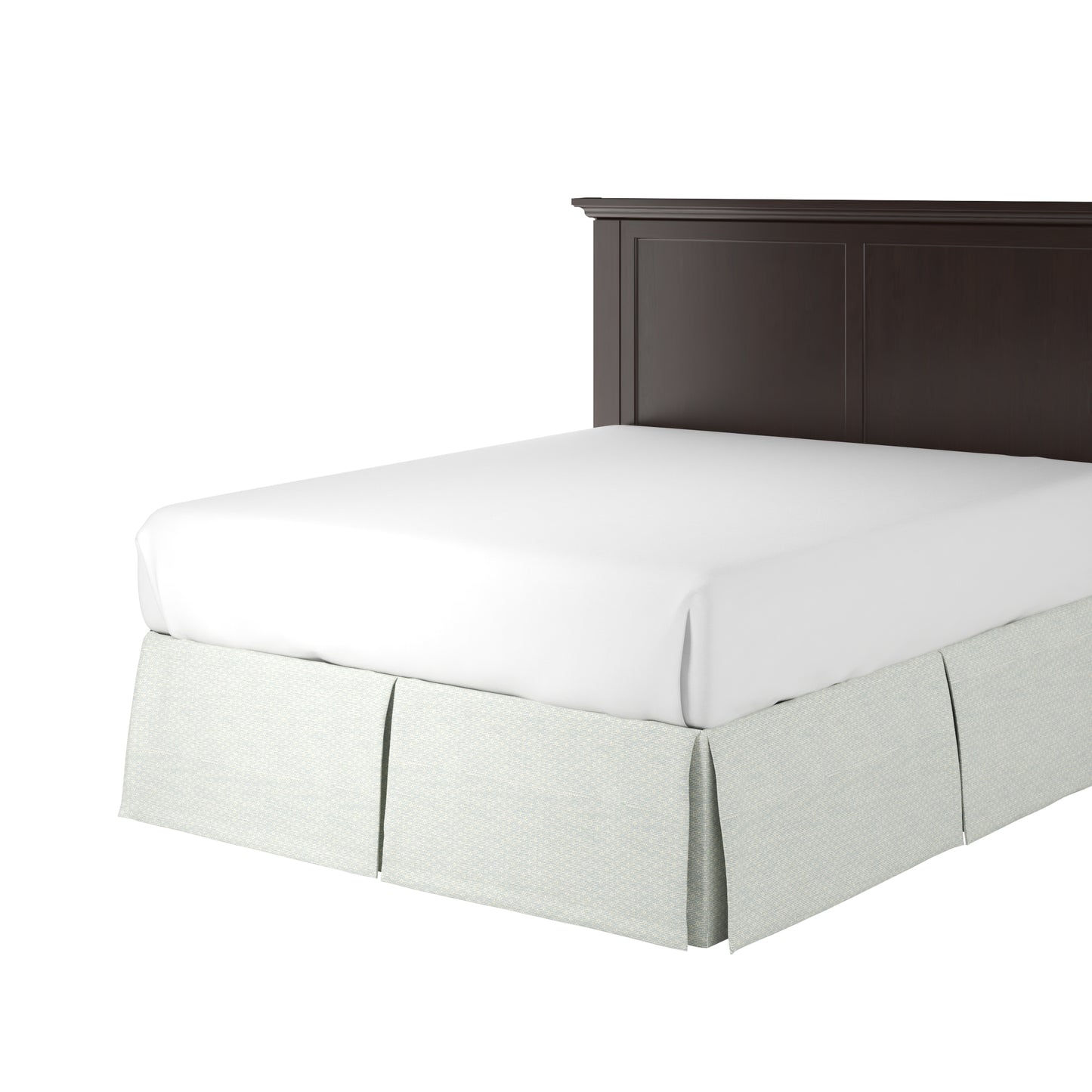 Tailored Bedskirt in Ditsy - Fresh Blue