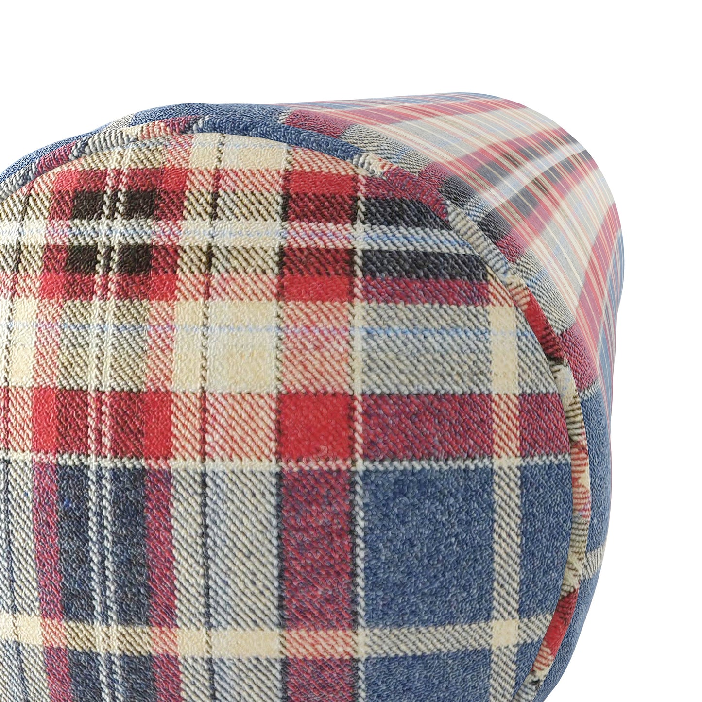 Bolster Pillow in Tartan - Flannel