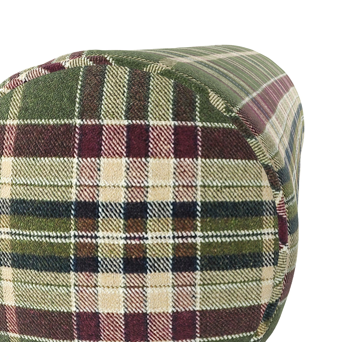 Bolster Pillow in Tartan - Evergreen