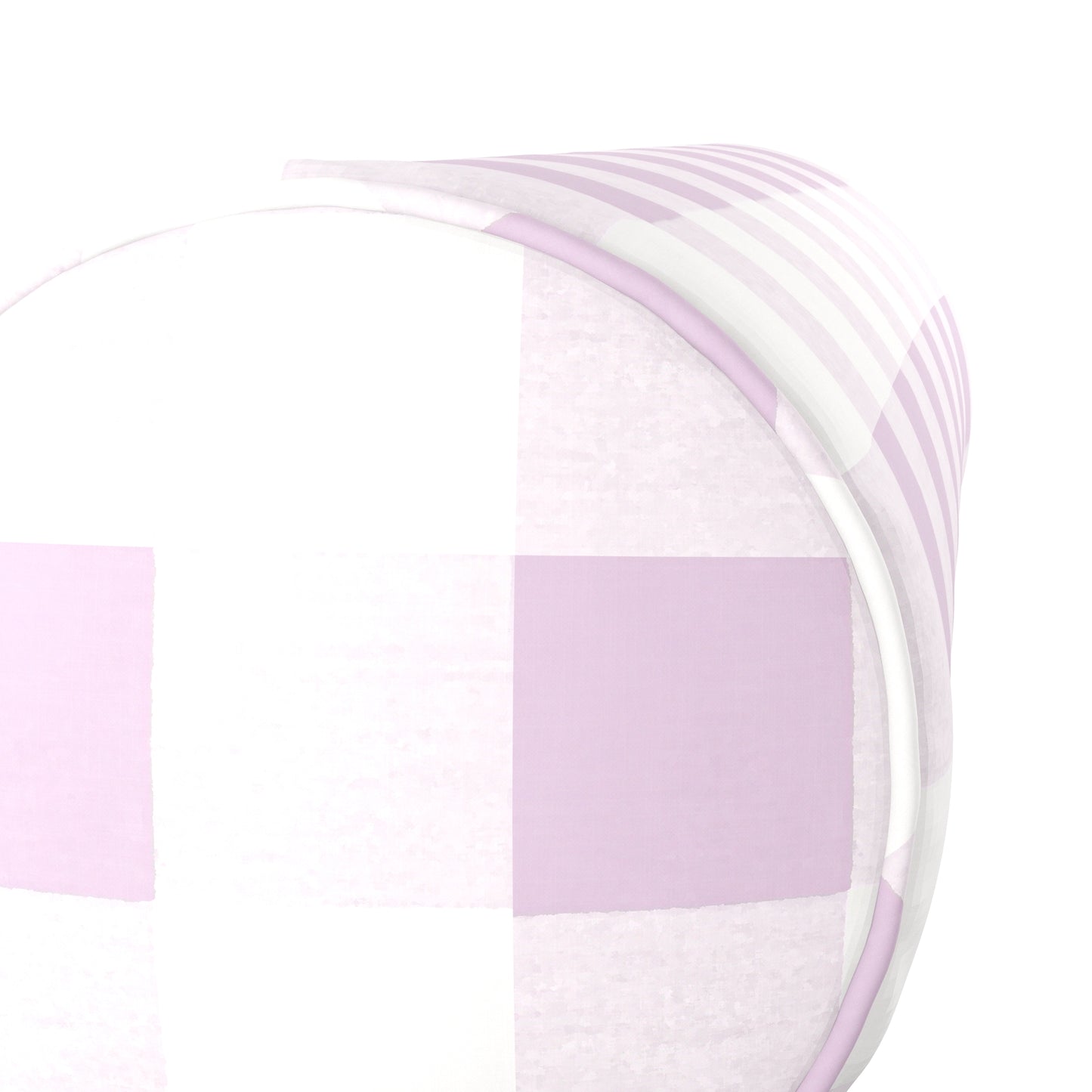 Bolster Pillow in Lilac Buffalo Check