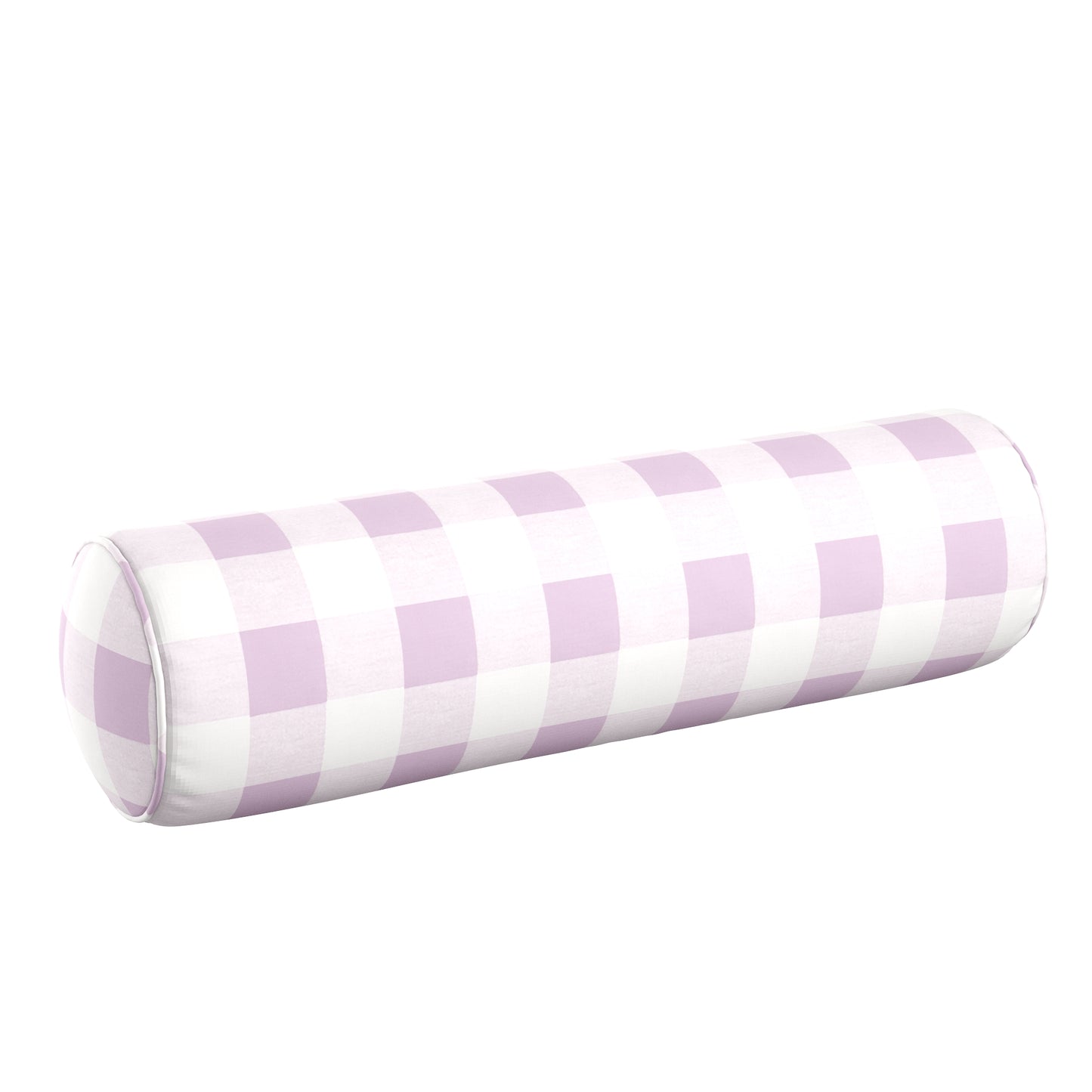 Bolster Pillow in Lilac Buffalo Check
