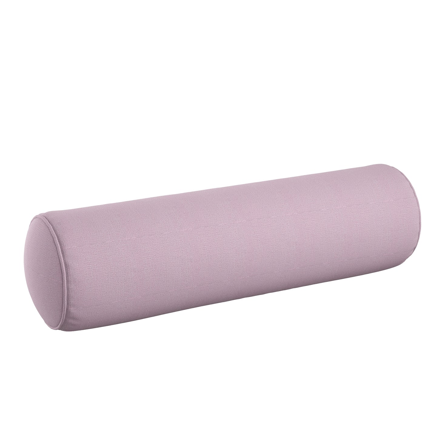 Bolster Pillow in Slubby Linen - Plum
