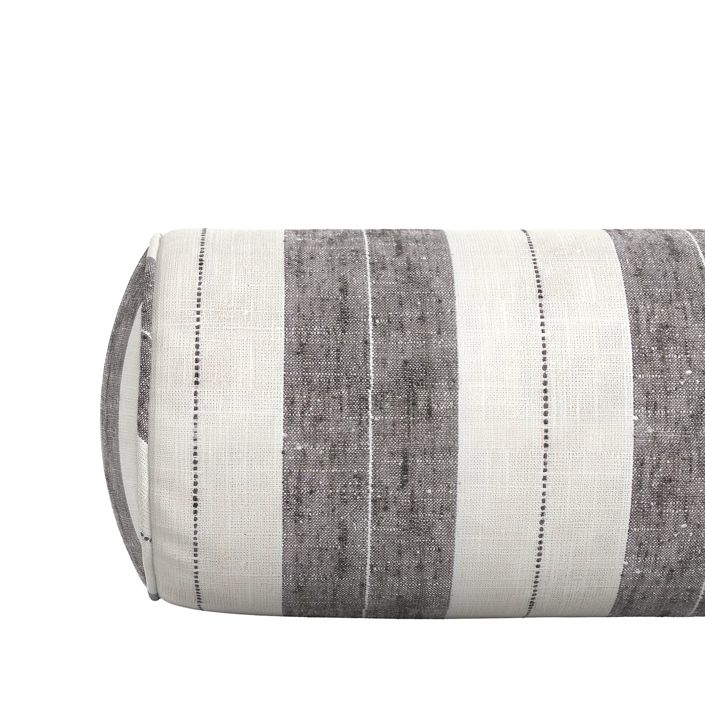 Bolster Pillow in French Laundry Stripe - Midnights