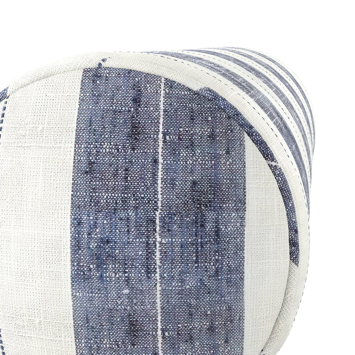 Bolster Pillow in French Laundry Stripe - Navy