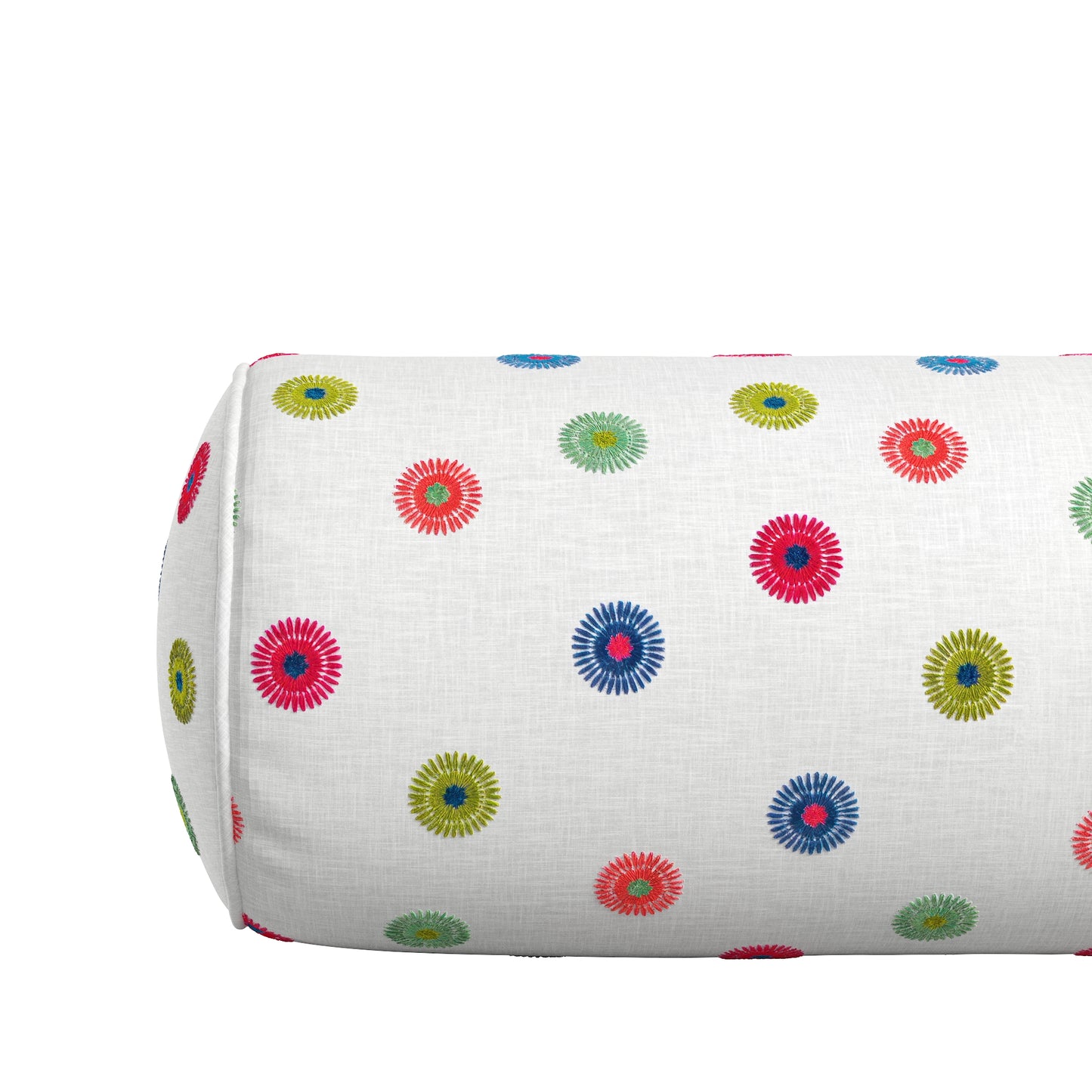 Bolster Pillow in Coming Up Daisies