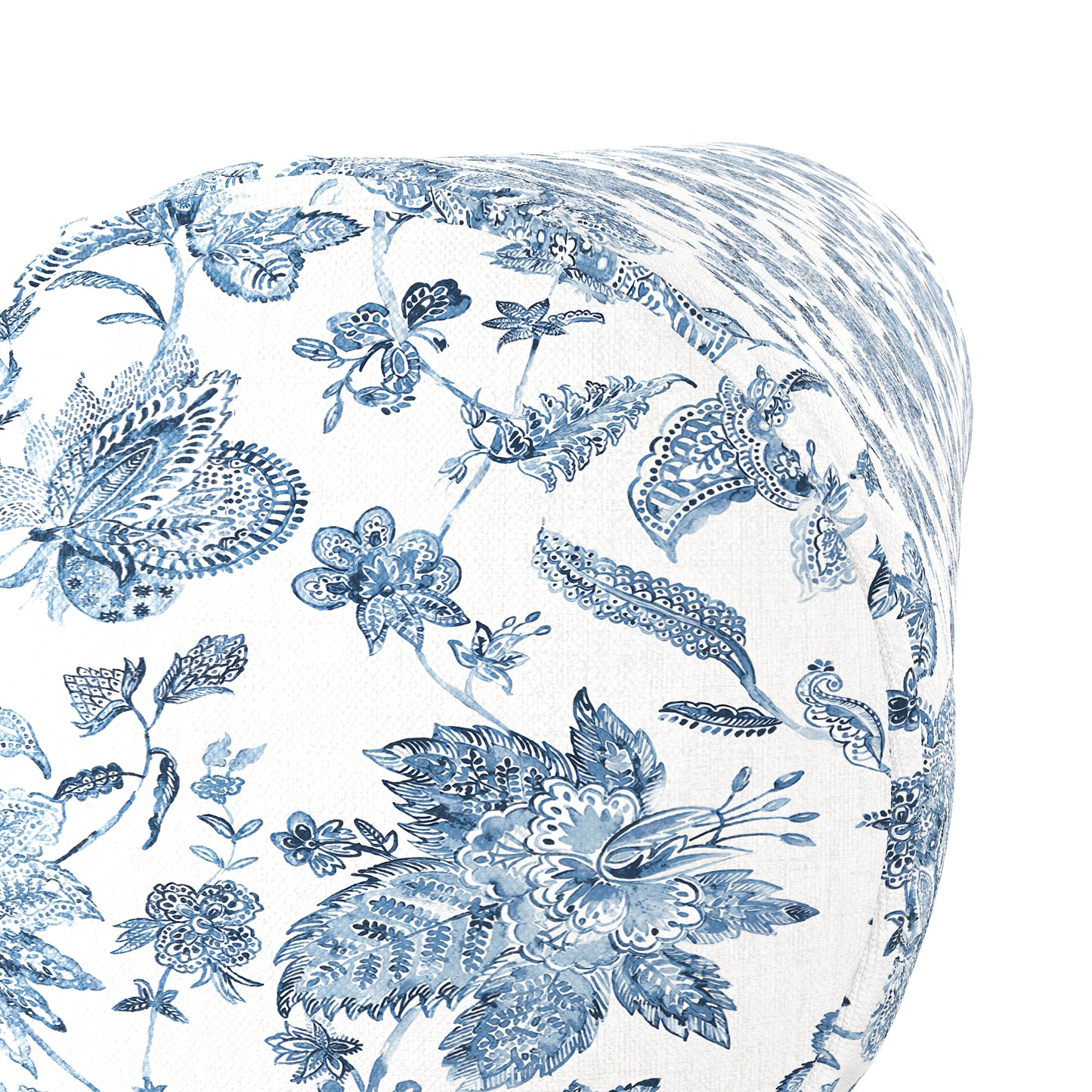 Bolster Pillow in Toile - Blue Skies