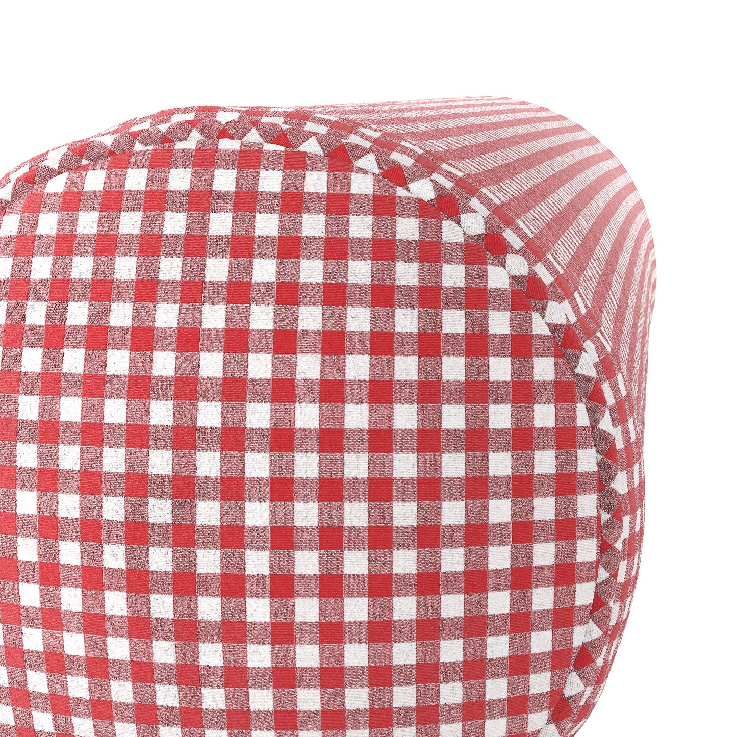 Bolster Pillow in Gingham - Cherry