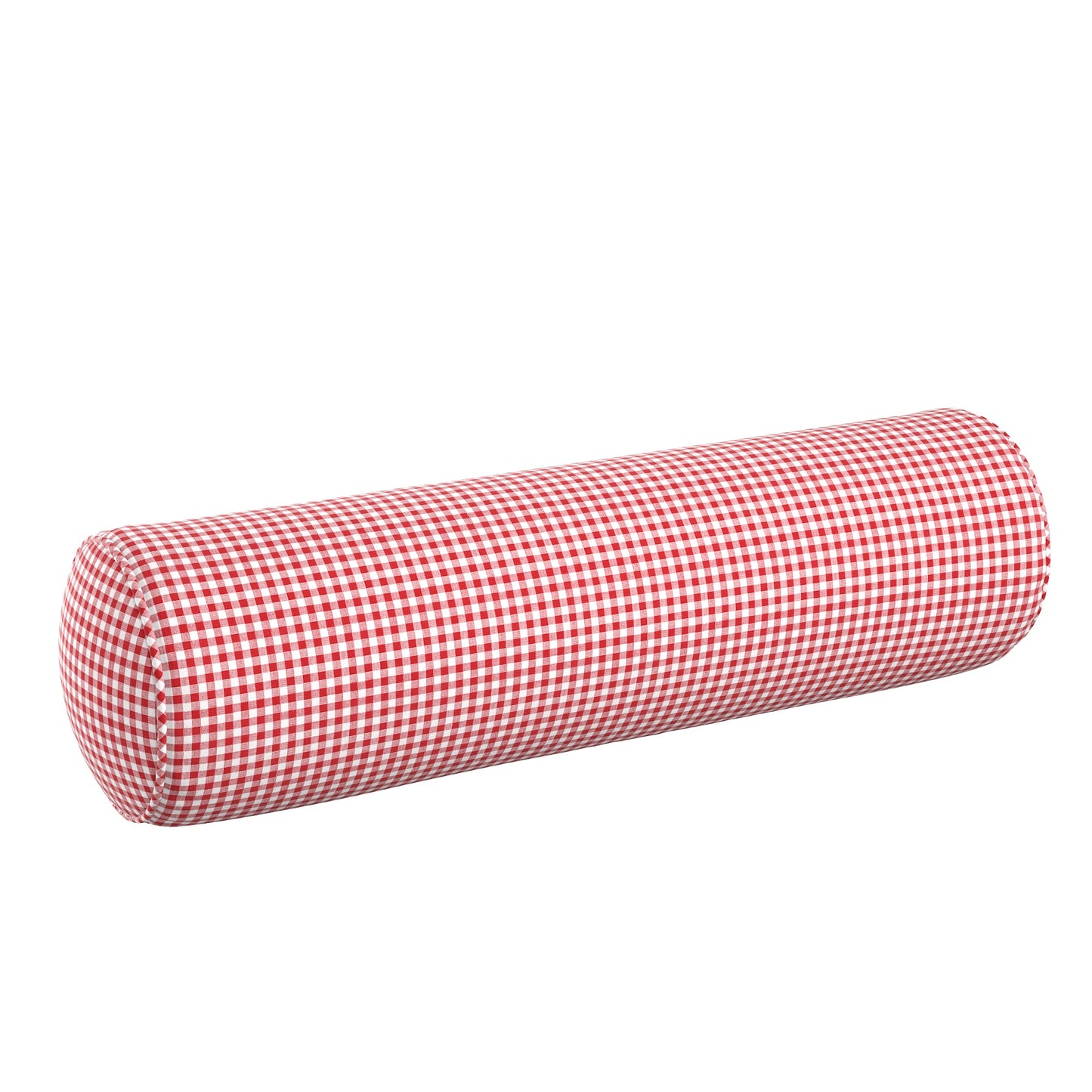 Bolster Pillow in Gingham - Cherry
