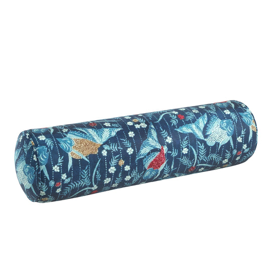 Bolster Pillow in Koi Pond - Blue