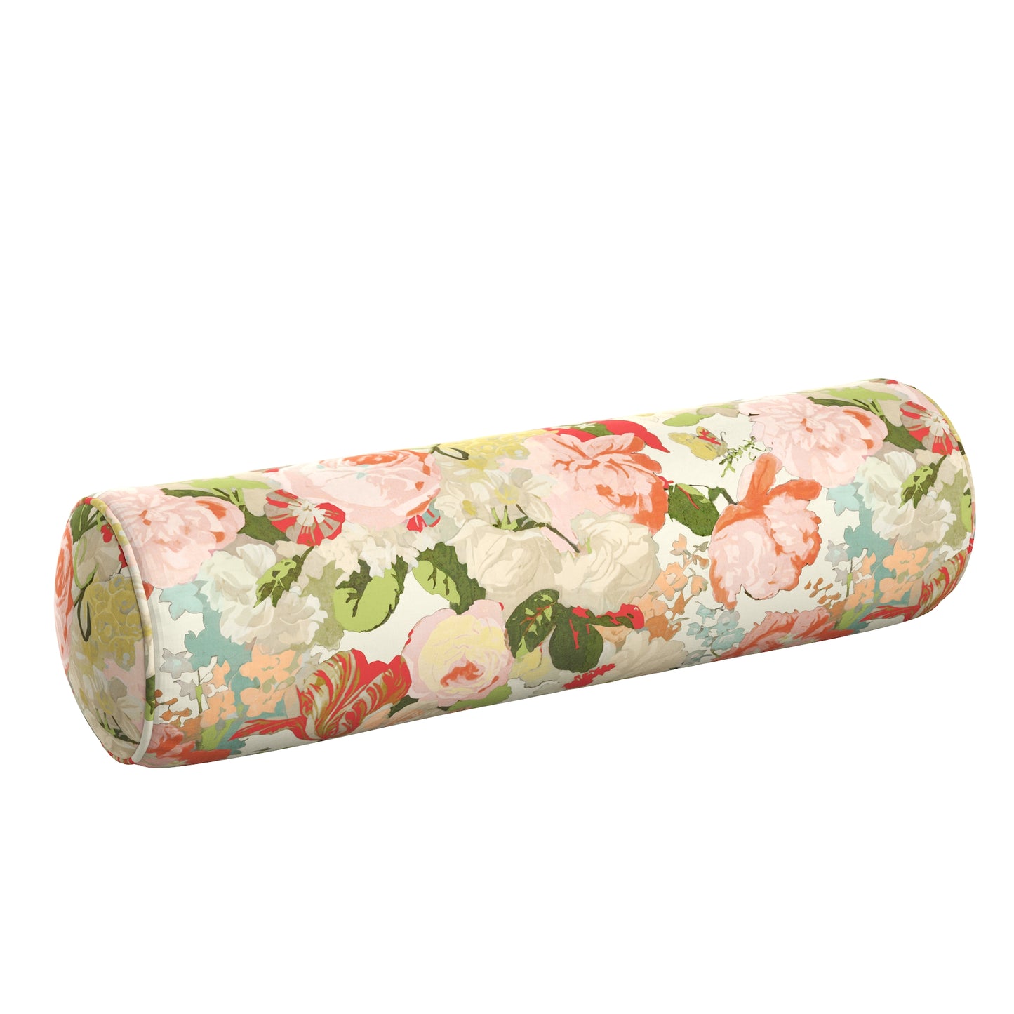 Bolster Pillow in Garden Tea Time - Pink