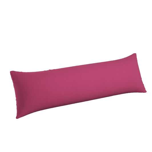 Large Lumbar Pillow in Lush Linen - Beet