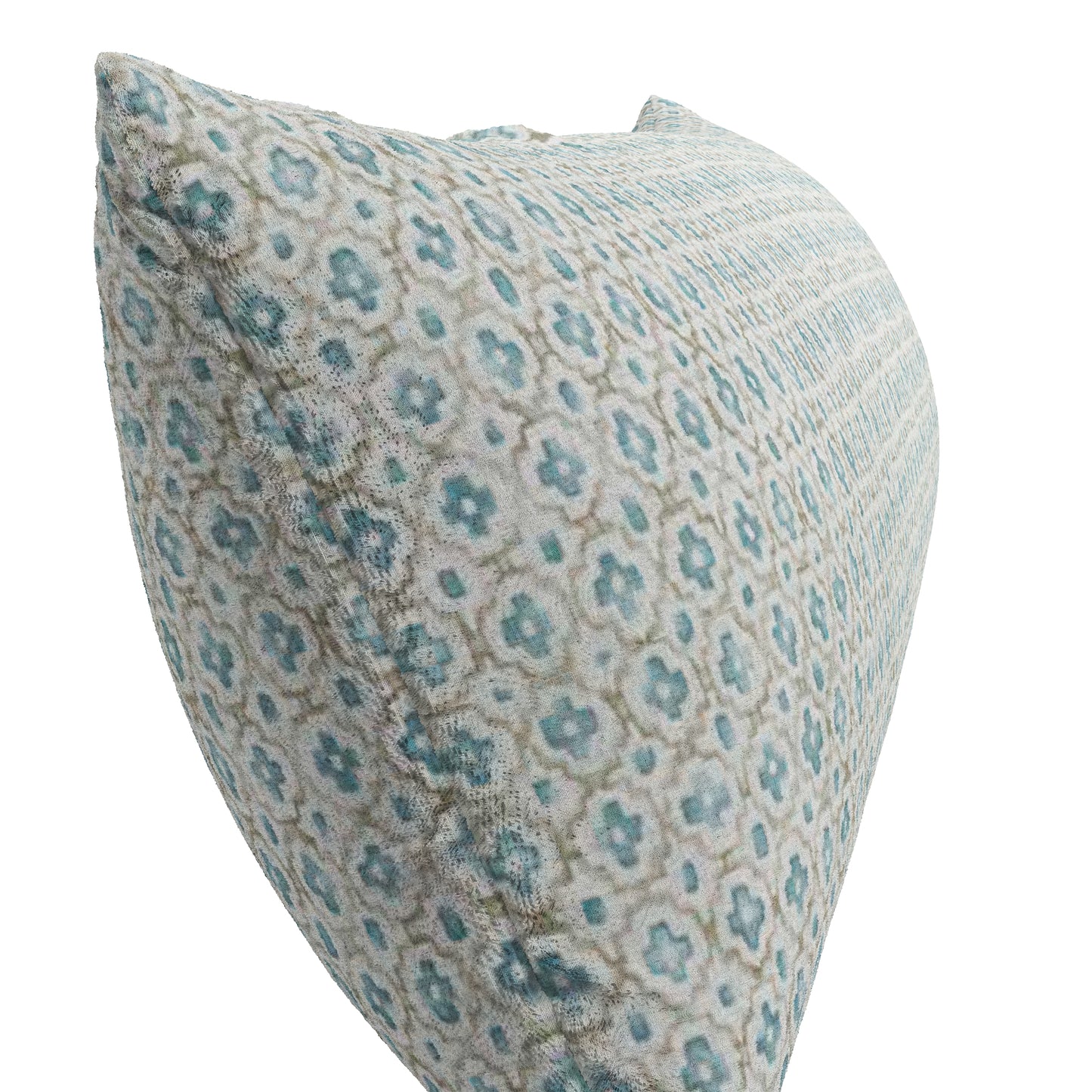 Large Lumbar Pillow in Positive Print - Rain