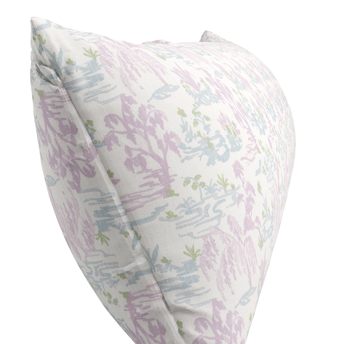 Large Lumbar Pillow in Meadow - Lavender