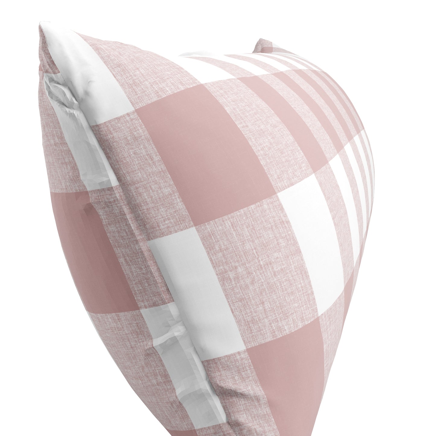 Large Lumbar Pillow in Buffalo Check - Mauve