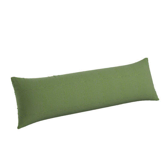 Large Lumbar Pillow in Slubby Linen - Clover