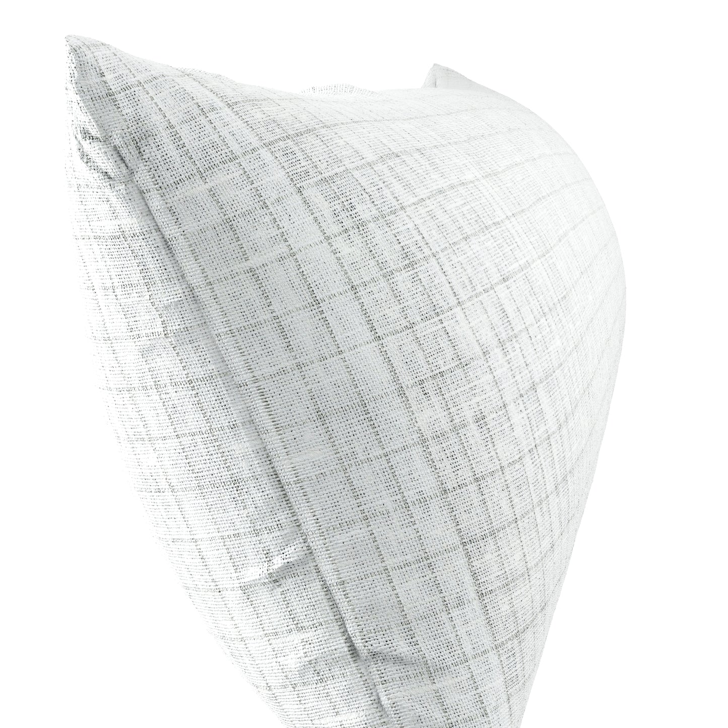 Large Lumbar Pillow in 100% Linen - Salt Air