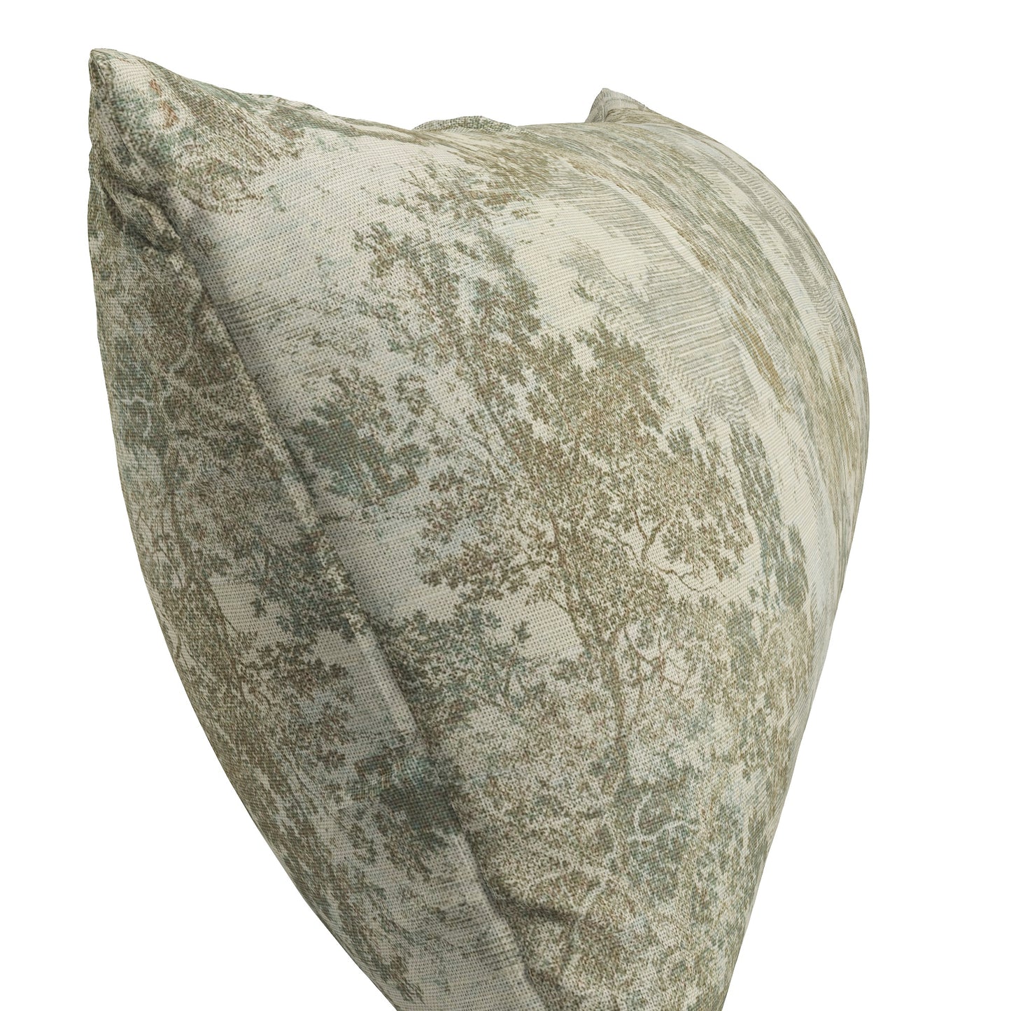 Large Lumbar Pillow in Country Toile - Ivy