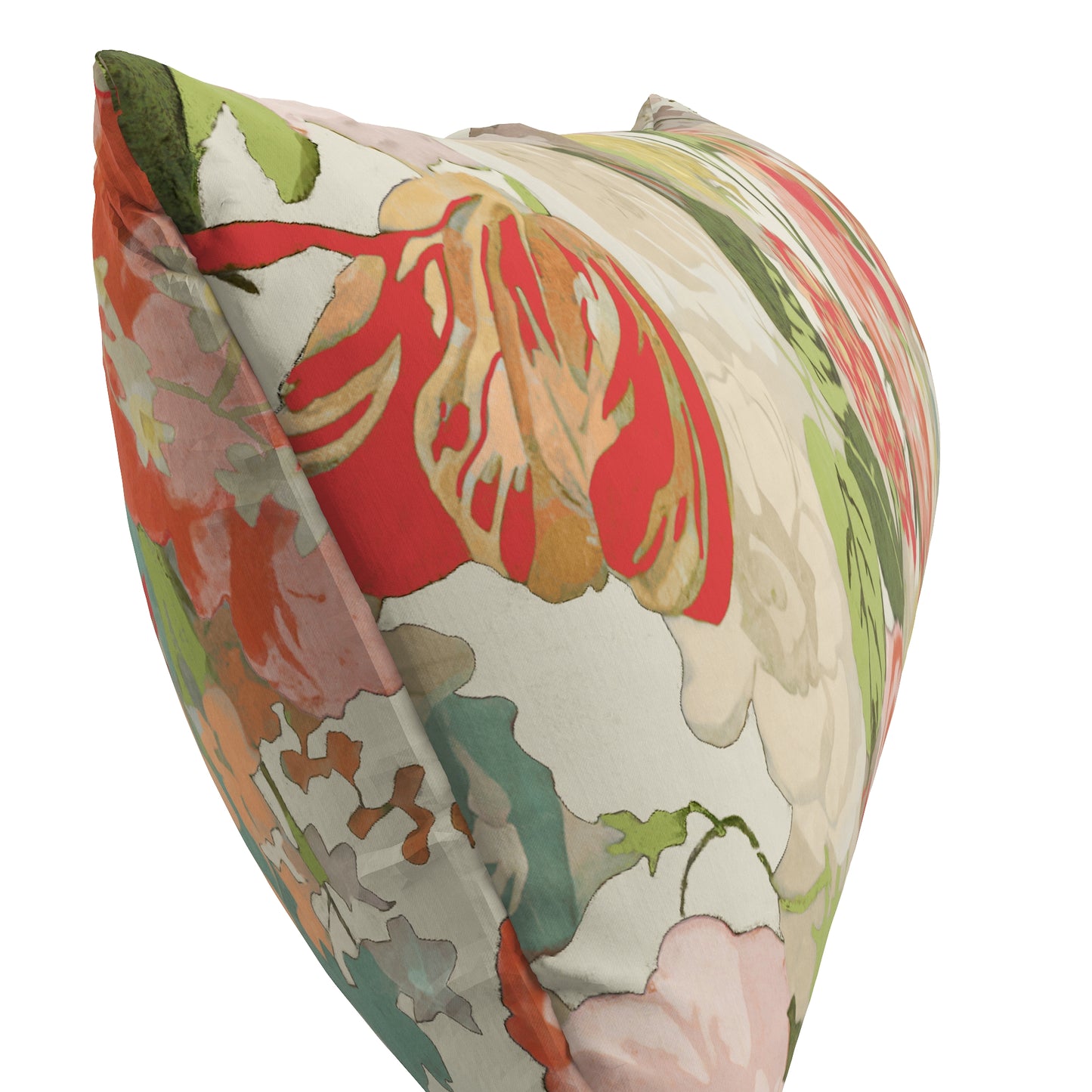 Lumbar Pillow in Garden Tea Time - Pink