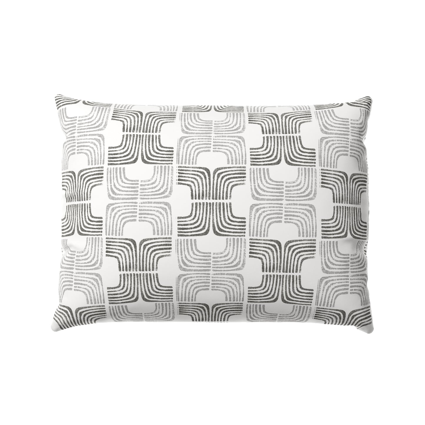 Boudoir Pillow in Groovy - Pewter