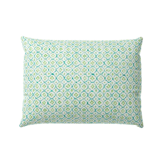 Boudoir Pillow in Positive Print - Emerald