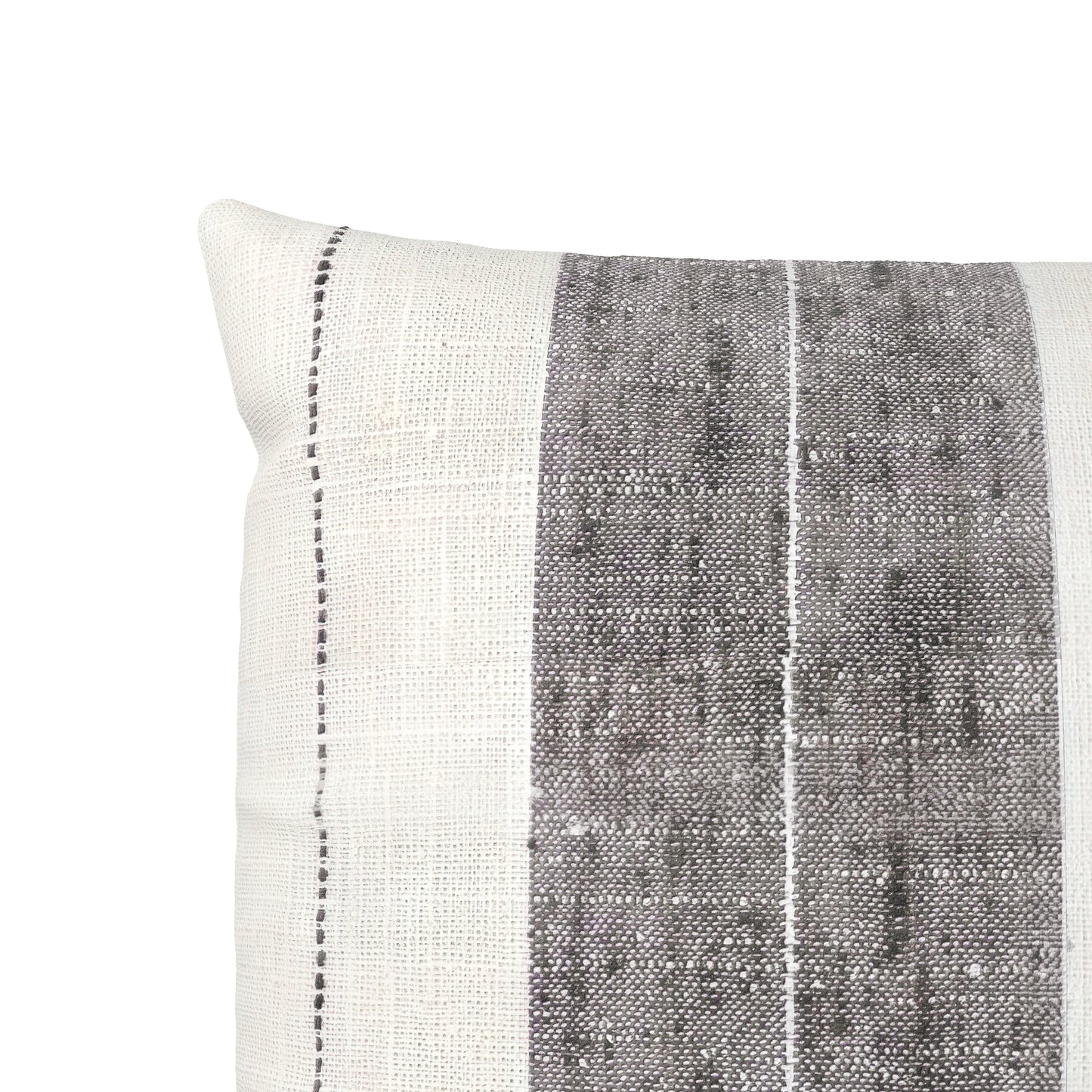 Boudoir Pillow in French Laundry Stripe - Midnights