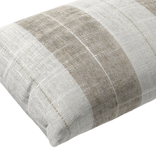 Boudoir Pillow in French Laundry Stripe - Champagne